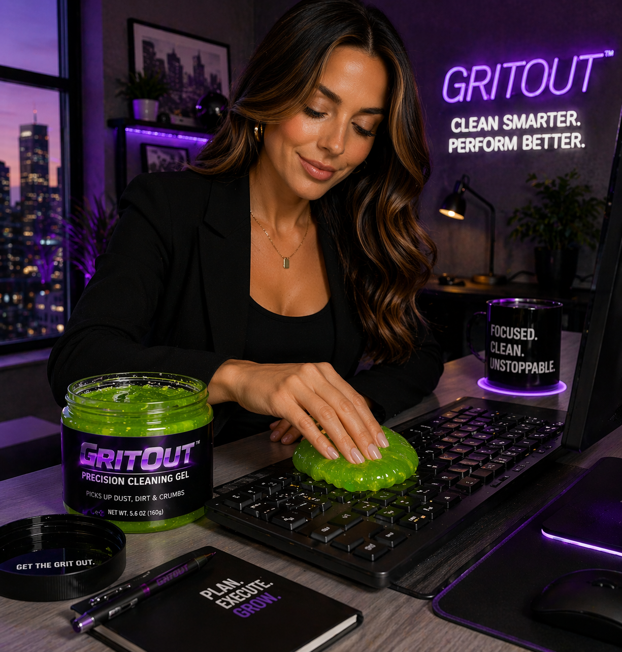GritOut™ All-Purpose Precision Cleaning Gel — Car, Home & Office